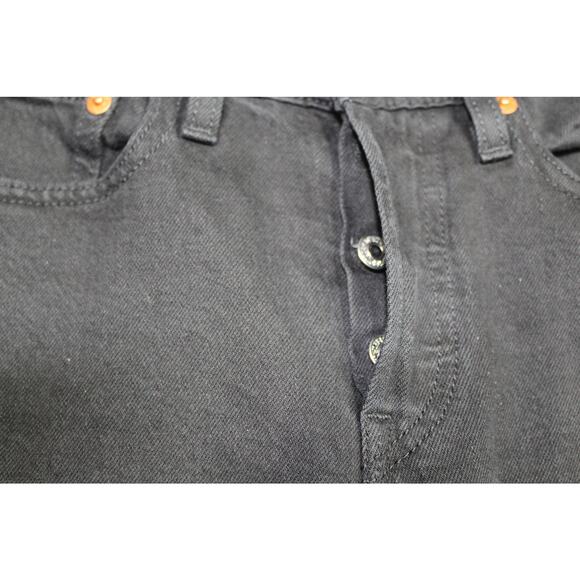 Levi's Premium Jeans Women's 26 Black Wedgie Straight Button Fly Denim - Picture 3 of 6